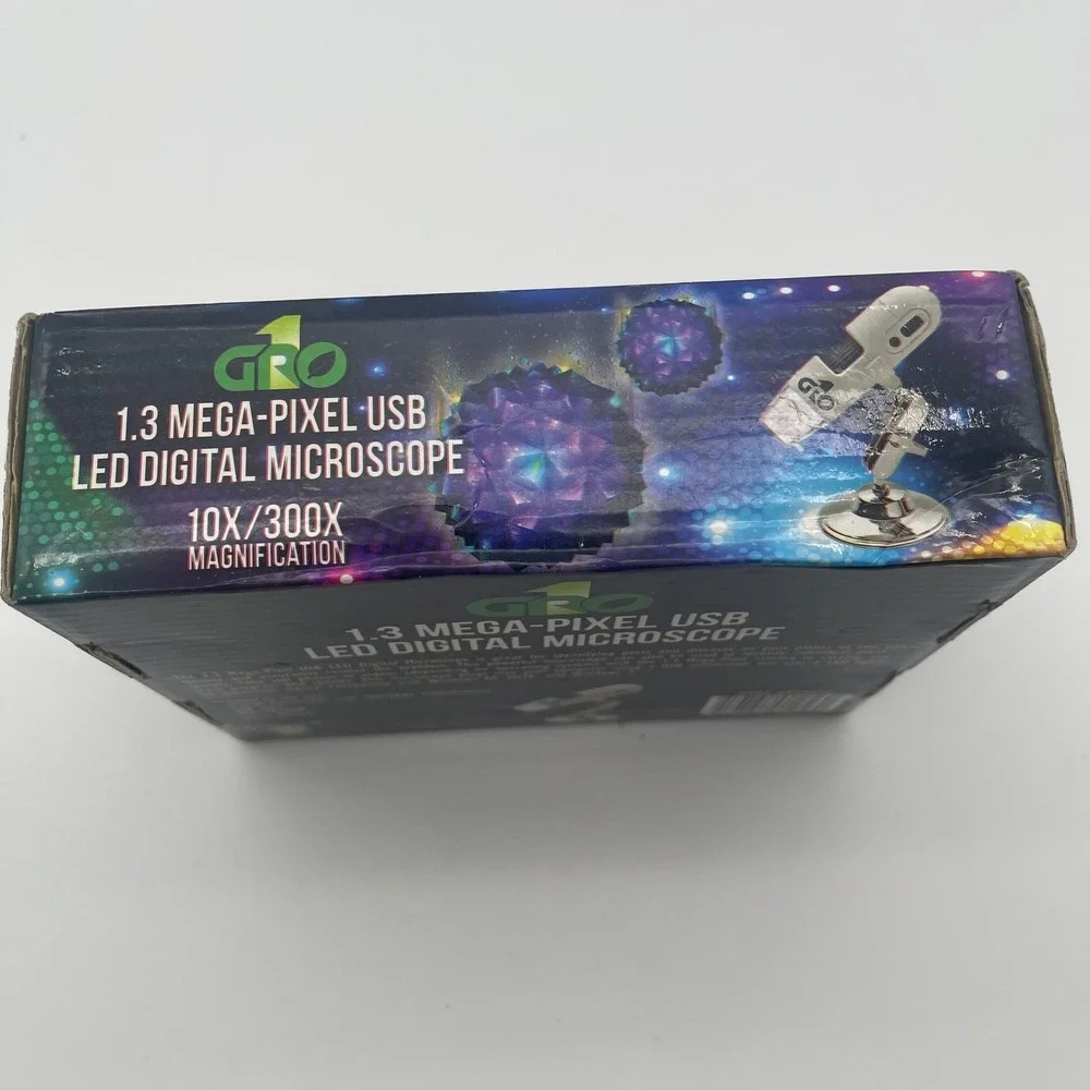 Gro1‎ 1.3 Mega-Pixel USB LED Digital Microscope 10x-300x Magnification